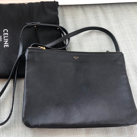 Celine Purse - Trio Lambskin Black - Picture 2 of 5